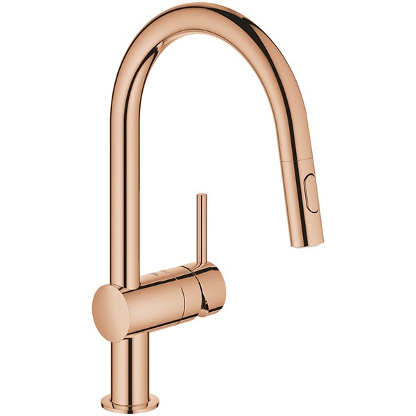 Baterie bucatarie GROHE Minta 32321DA2, metal, Warm Sunset
