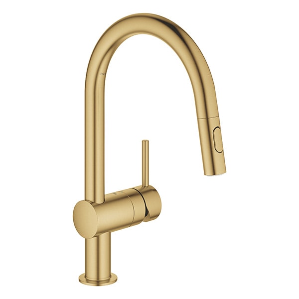 Baterie bucatarie GROHE Minta 32321GN2, metal, auriu