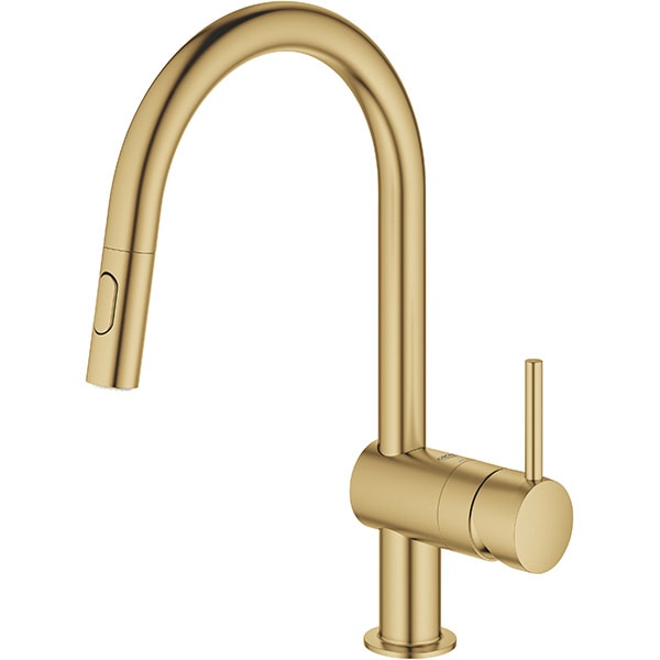 Baterie bucatarie GROHE Minta 32321GN2, metal, auriu