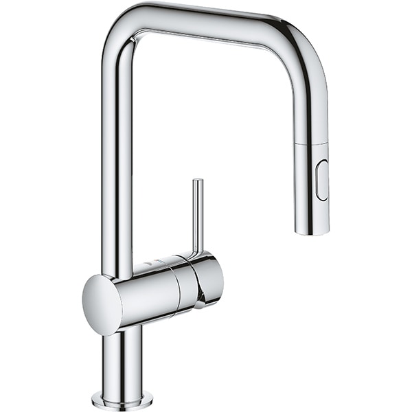 Baterie bucatarie GROHE Minta 32322002, tip C, alama, argintiu