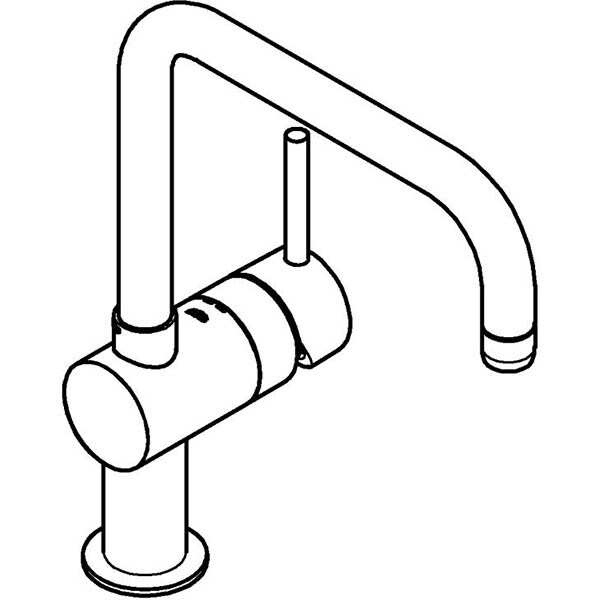 Baterie bucatarie GROHE Minta 32488A00, metal, antracit