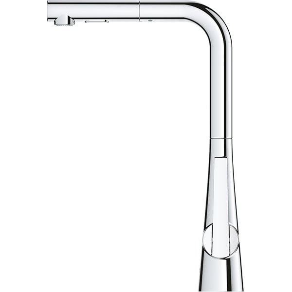 Baterie bucatarie GROHE Zedra 32553002, metal, argintiu