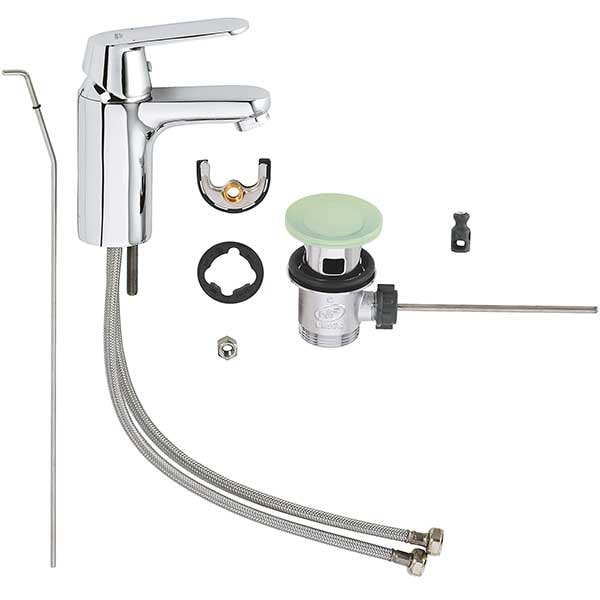 Baterie lavoar GROHE EuroSmart Cosmopolitan 32825000, marimea S, metal, crom