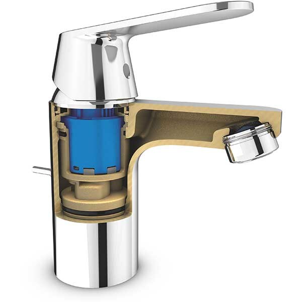 Baterie lavoar GROHE EuroSmart Cosmopolitan 32825000, marimea S, metal, crom