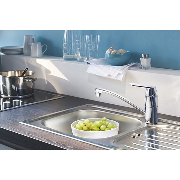 Baterie bucatarie GROHE Eurosmart Cosmo 32842000, metal, argintiu