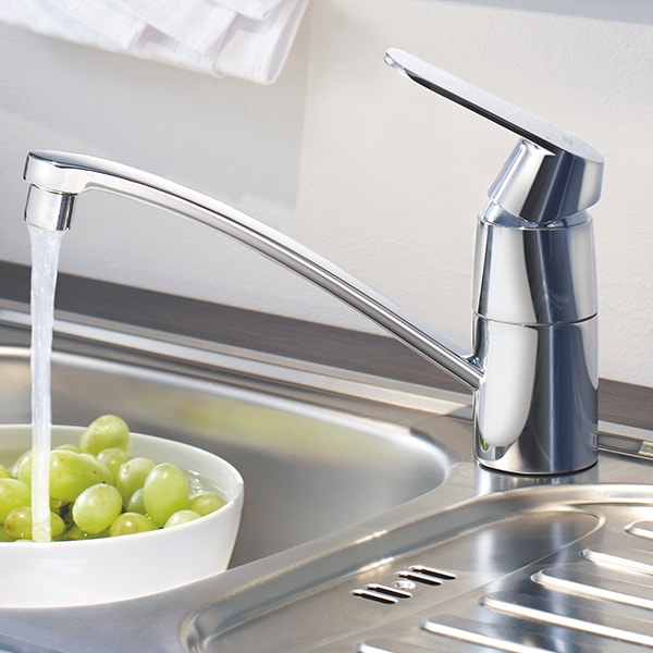Baterie bucatarie GROHE Eurosmart Cosmo 32842000, metal, argintiu