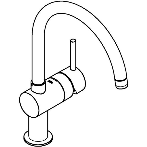 Baterie bucatarie GROHE Minta 32917DA0, metal, bronz