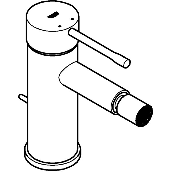 Baterie bideu GROHE Essence 32935GL1, marimea S, alama, auriu