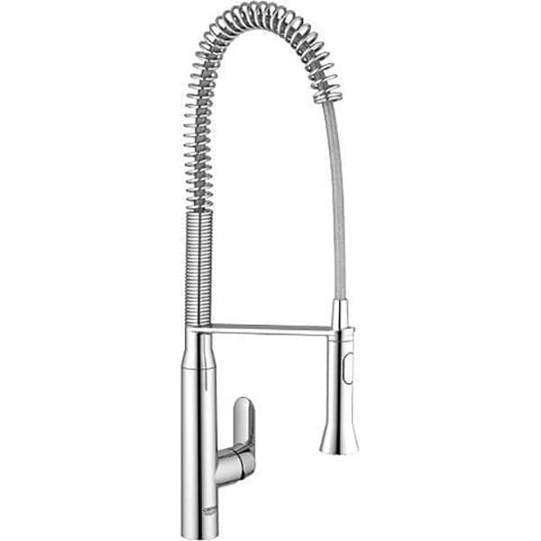 Baterie bucatarie GROHE K7 32950000, metal, argintiu