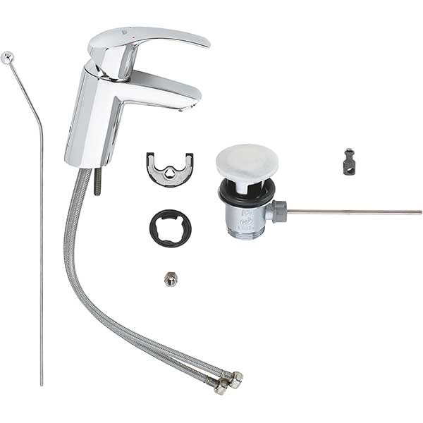 Baterie lavoar GROHE EuroSmart 33265002, marimea S, metal, crom