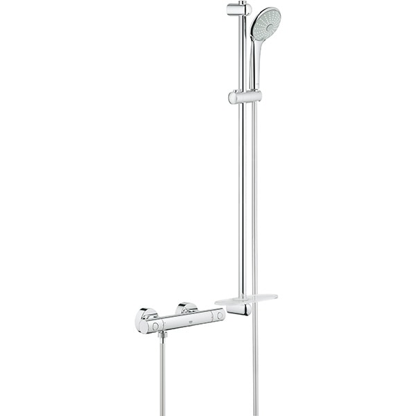 Set baterie dus GROHE Grohtherm 1000 Cosmopolitan M 34321002, termostat, 3 functii, crom