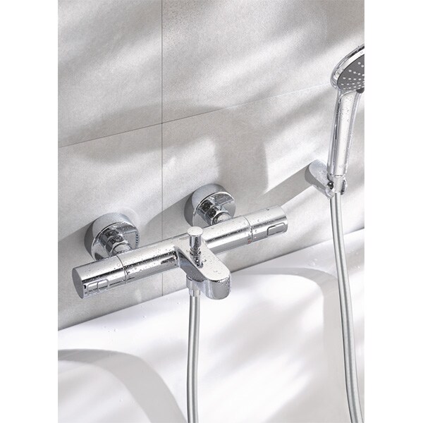 Baterie dus GROHE Precision Joy 34337000, termostat, alama, argintiu