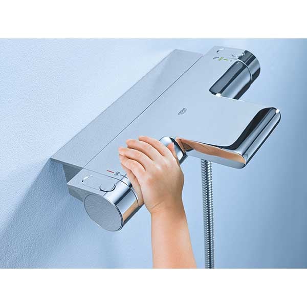 Baterie cada-dus GROHE Grohtherm 2000 34464001, termostat, metal, crom