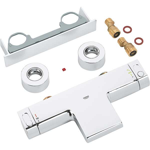 Baterie cada-dus GROHE Grohtherm 2000 34464001, termostat, metal, crom