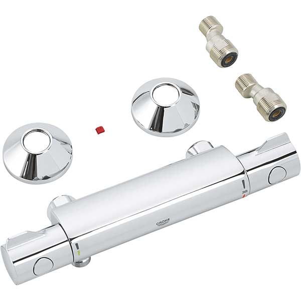 Baterie dus GROHE Grohtherm 800 34558000, termostat, metal, crom