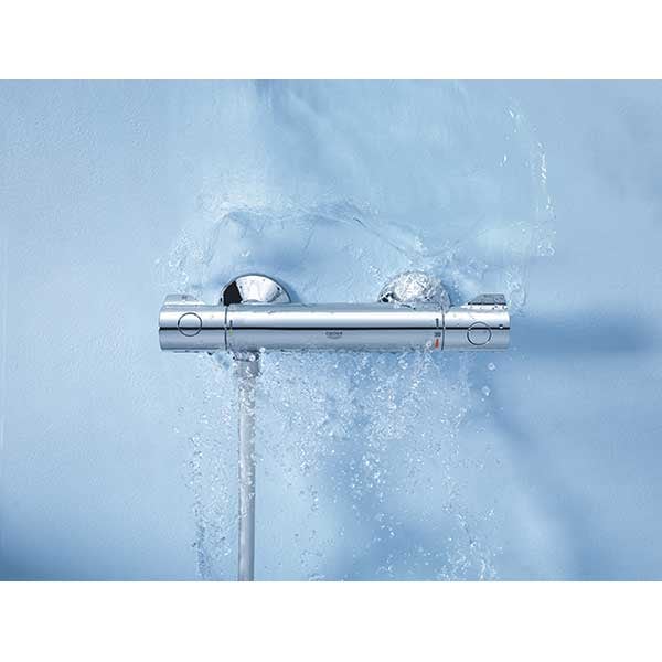 Baterie dus GROHE Grohtherm 800 34558000, termostat, metal, crom