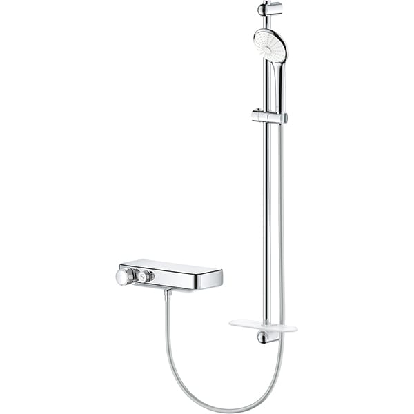 Sistem dus GROHE Grohtherm Smartcontrol 34721000, termostat, 1 functie, argintiu