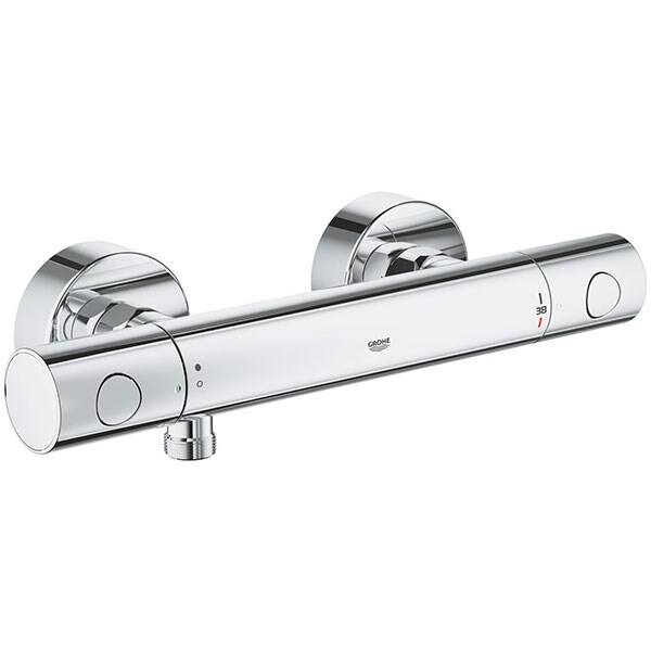 Baterie cada-dus GROHE Grohtherm 800 Cosmopolitan 34765000, metal, argintiu