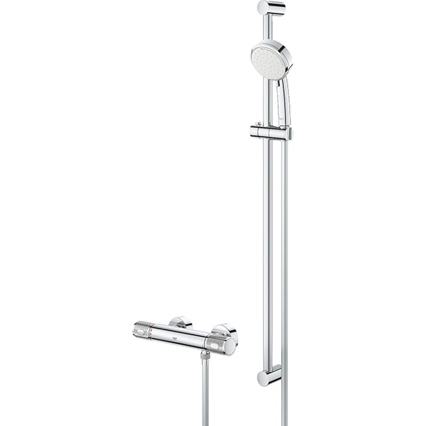 Set baterie dus GROHE Grohtherm 1000 Performance 34784000, termostat, 2 functii, crom