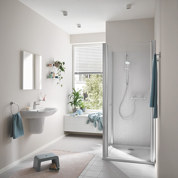 Set baterie dus GROHE Precision Flow 34841000, termostat, 1 functie, crom