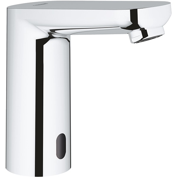Baterie lavoar cu senzor infrarosu GROHE Eurosmart Cosmopolitan E 36330001, baterie Litiu 6V, alama, argintiu