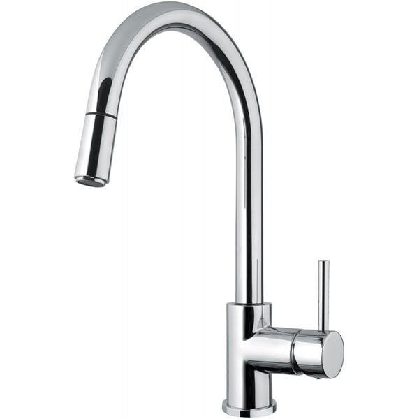 Baterie bucatarie ALVEUS VELA P, dus extractibil, alama sanitara, inox