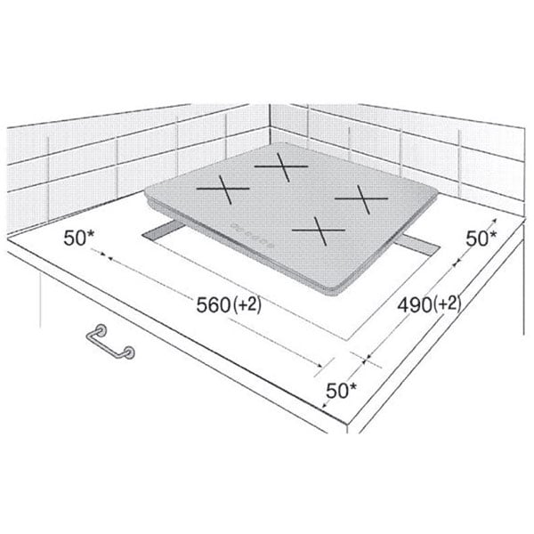 Set cuptor incorporabil ARCTIC AROSC21130BD, Electric, Autocuratare Aqua Drop Clean, 71 l, Clasa A, negru + plita incorporabila ARBG64120SX, gaz, 4 arzatoare, negru