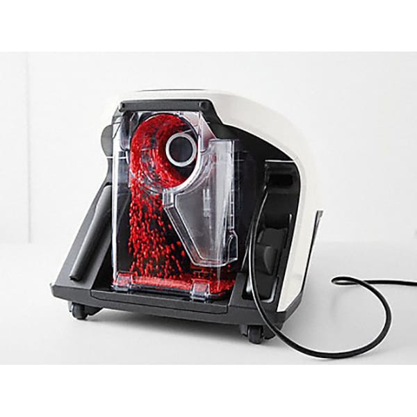 Aspirator fara sac MIELE Blizzard CX1 Red EcoLine SKRP3, 2l, 550W, sistem Silence, rosu-negru