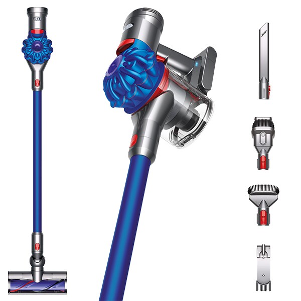 Aspirator vertical DYSON V7 Motorhead Origin, 0.54l, 21.6V, autonomie max 30 min, Tier Radial Cyclone, albastru-argintiu 