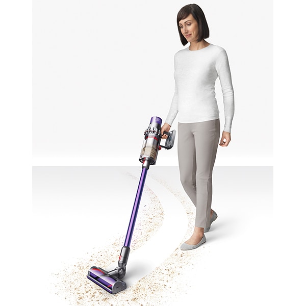 Aspirator vertical DYSON V11 Animal Extra, 0.76l, 29.4V, autonomie max 60 min, sistem de curatare Point&Shoot, mov-argintiu