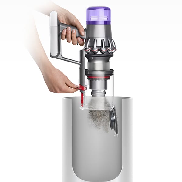 Aspirator vertical DYSON V11 Animal Extra, 0.76l, 29.4V, autonomie max 60 min, sistem de curatare Point&Shoot, mov-argintiu