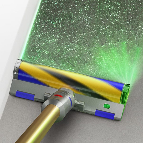 Aspirator vertical DYSON Outsize Absolute Laser, 1.9l, 29.4V, autonomie max 60 min, Radial Root Cyclone, rosu-argintiu