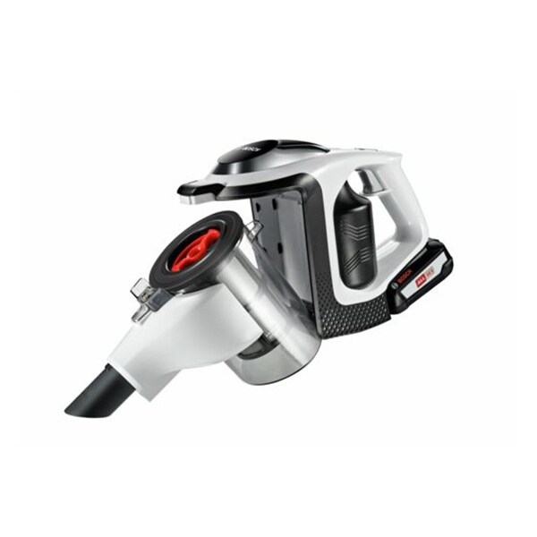 Aspirator vertical BOSCH Unlimited BCS1ALL, 0.4l, 18V, autonomie max 60 min, EasyCLean, alb-negru  