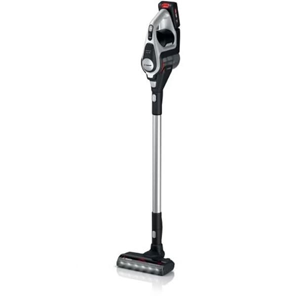 Aspirator vertical BOSCH Unlimited Gen2 Serie 8 BCS8224WA, 0.4l, 18V, autonomie max 130 min, TurboSpin, argintiu-negru