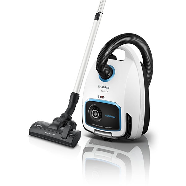 Aspirator cu sac BOSCH ProSilence BGB6SIL1, 4l, 700W, 66dB, alb-negru