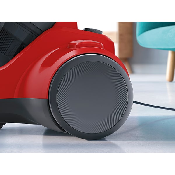 Aspirator fara sac ELECTROLUX Ease C4 EC41-ANIM, 1.8l, 700W, 80dB, rosu-negru