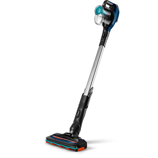 Aspirator vertical PHILIPS SpeedPro Aqua FC6719/01, 0.4l, 21.6V, autonomie max 50 min, PowerCyclone 7, albastru-negru