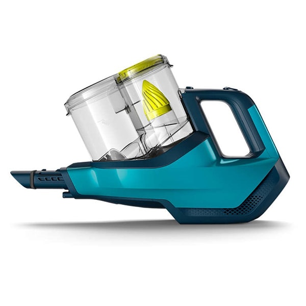 Aspirator vertical PHILIPS SpeedPro Duo 2 in1 FC6727/01, 0.4l, 21.6V, autonomie max 50 min, PowerCyclone, turcoaz-argintiu 