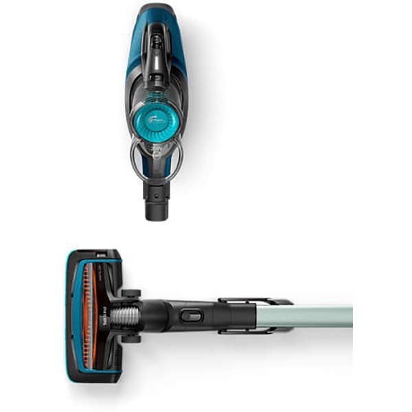 Aspirator vertical PHILIPS SpeedPro Aqua 3in1 FC6728/01, 0.4l, 21.6V, autonomie max 50 min, PowerCyclone, turcoaz-negru 