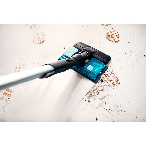 Aspirator vertical PHILIPS SpeedPro Aqua 3in1 FC6728/01, 0.4l, 21.6V, autonomie max 50 min, PowerCyclone, turcoaz-negru 