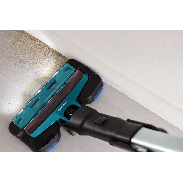 Aspirator vertical PHILIPS SpeedPro Max Aqua 3in1 FC6904/01, 0.6l, 25.2V, autonomie max 75 min, AquaBoost, turcoaz-negru