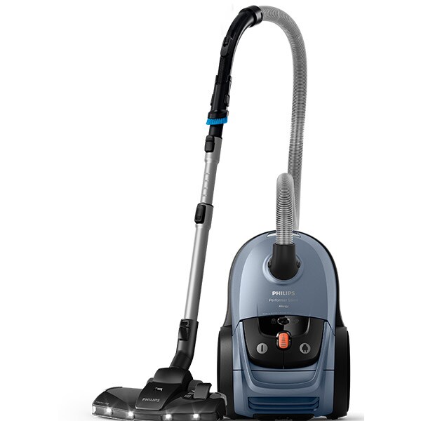 Aspirator cu sac PHILIPS Performer Silent seria 7000 FC8787/09, 4l, 750W, 70dB, albastru-negru
