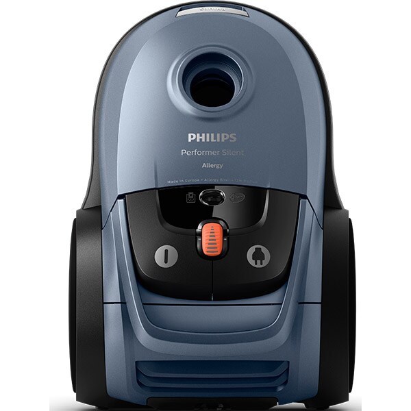 Aspirator cu sac PHILIPS Performer Silent seria 7000 FC8787/09, 4l, 750W, 70dB, albastru-negru