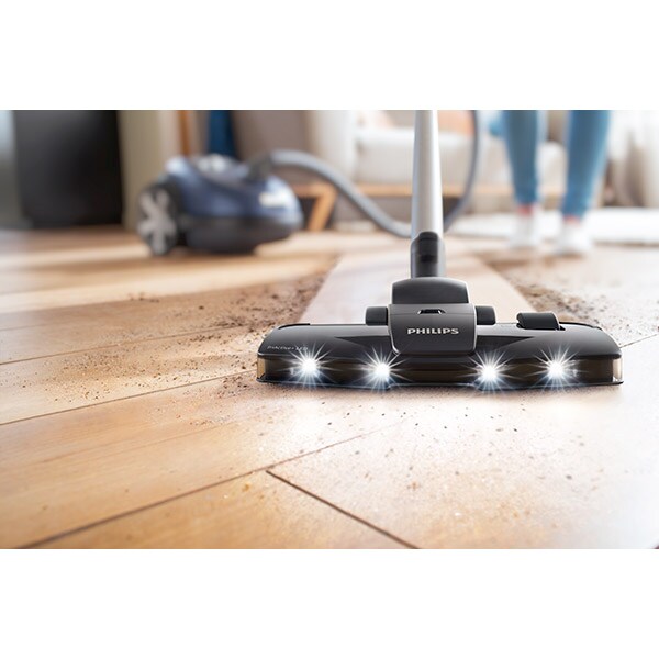 Aspirator cu sac PHILIPS Performer Silent seria 7000 FC8787/09, 4l, 750W, 70dB, albastru-negru