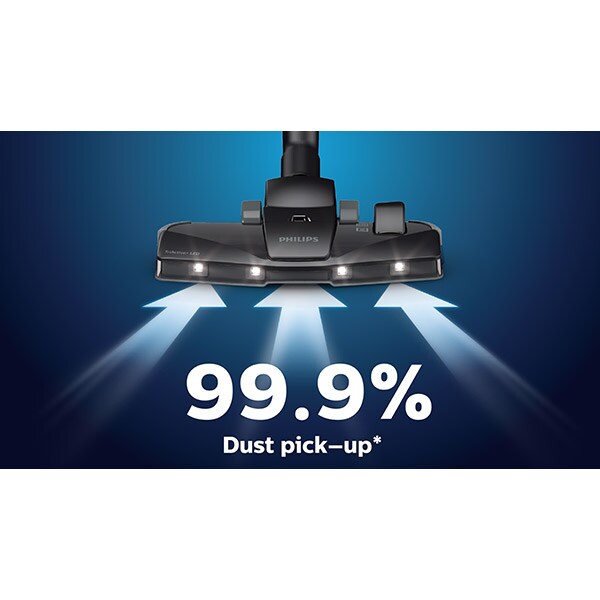 Aspirator cu sac PHILIPS Performer Silent seria 7000 FC8787/09, 4l, 750W, 70dB, albastru-negru