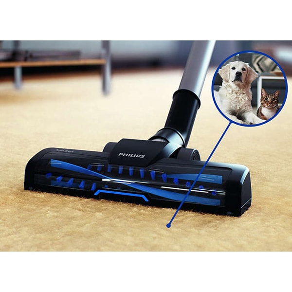 Aspirator fara sac PHILIPS PowerPro Active FC9556/09, 1.5l, 650W, 71dB, albastru-negru 