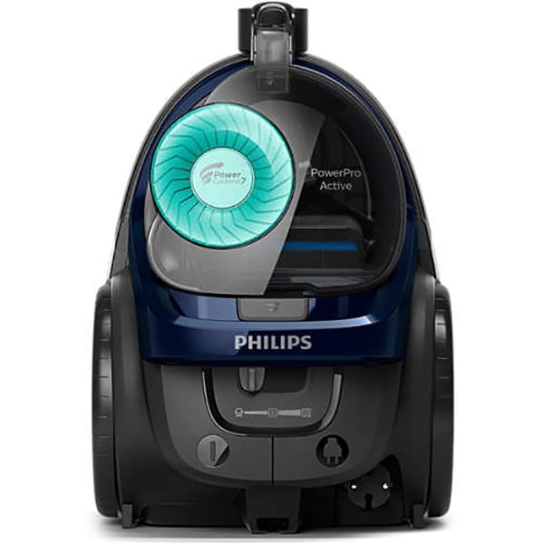 Aspirator fara sac PHILIPS PowerPro Active FC9556/09, 1.5l, 650W, 71dB, albastru-negru 