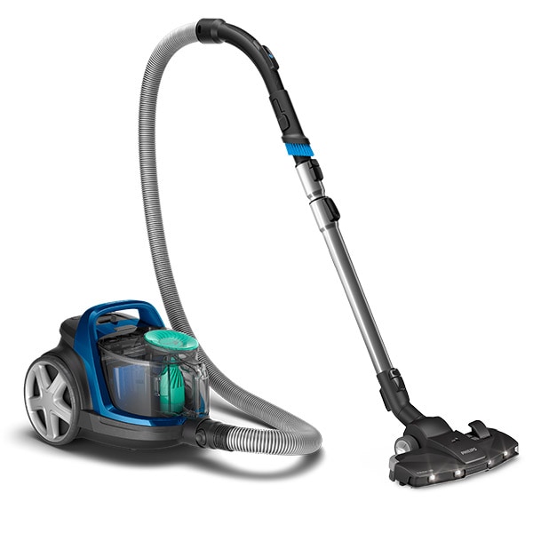 Aspirator fara sac PHILIPS PowerPro Active seria 5000 FC9557/09, 1.5l, 900W, 77dB, albastru-negru