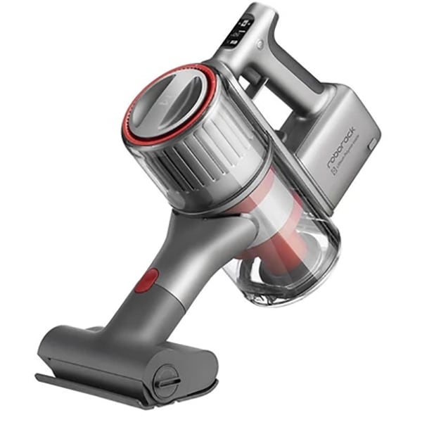 Aspirator vertical ROBOROCK H7, 0.5l, 22.2V, autonomie max 90 min, ecran OLED, argintiu-rosu