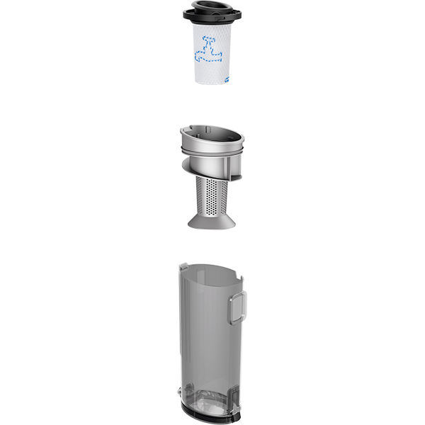 Aspirator vertical ROWENTA X-Nano RH1129WO, 0.5l, 14.4V, autonomie max 40 min, negru-mov